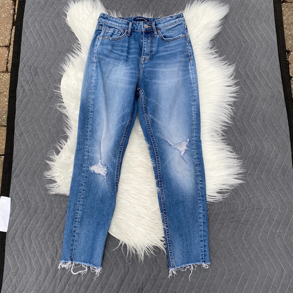 [VIGOSS] Friday Tapered High Rise Boyfriend Jeans